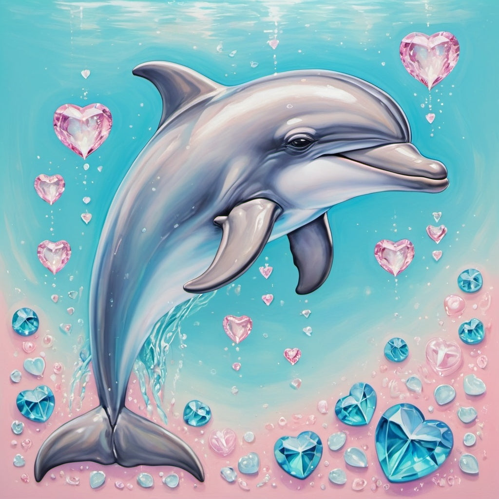 Diamond Painting Chrystals Dolphin