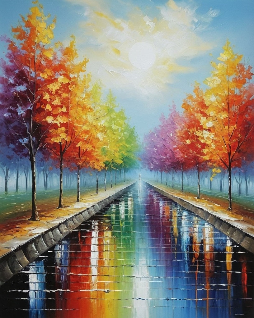 Diamond Painting Color Trees