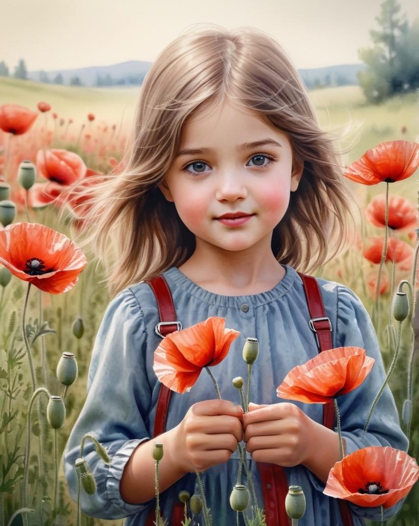 Diamond Painting Poppy Girl