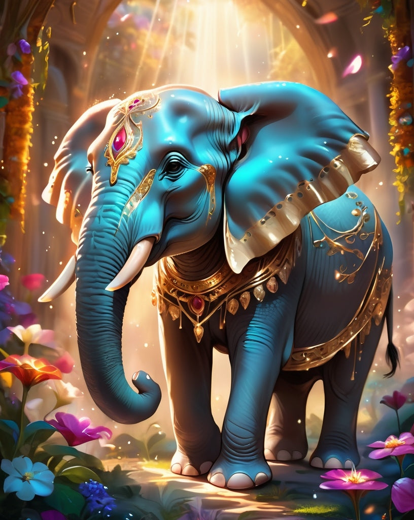 Diamond Painting Beautiful Elephant