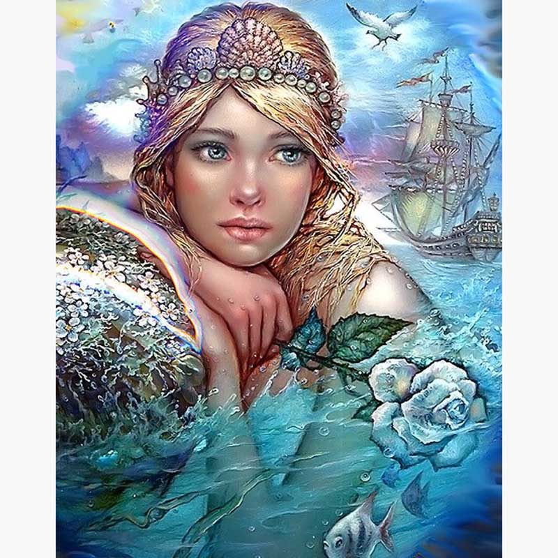 Diamond Painting Dreaming Mermaid