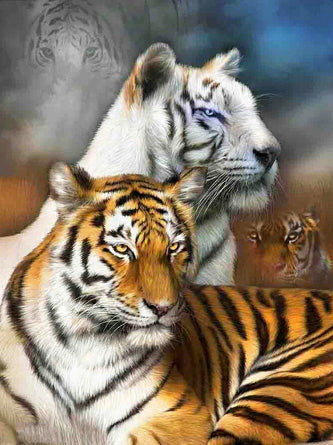 Diamond Painting Tigers