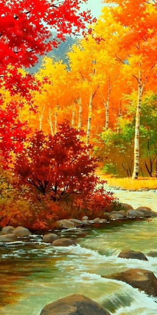 Diamond Painting Autum River