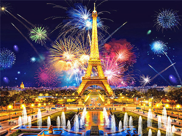 Diamond Painting Paris Fireworks