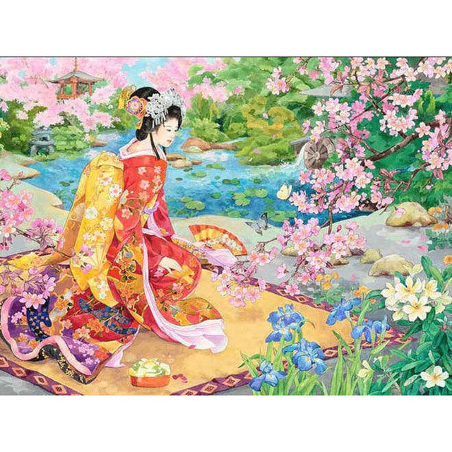 Diamond Painting Geisha Picknick