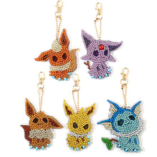 Ladda upp bild till gallerivisning, Diamond Painting Nyckelringar 5-Pack Pokemon - Olika Modeller
