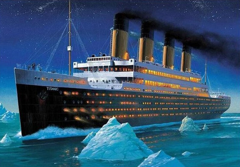 Diamond Painting Titanic Skepp*