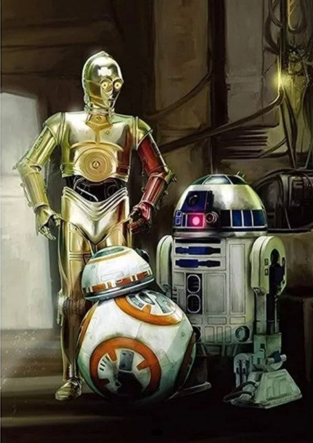 Diamond Painting Star Wars Robots*