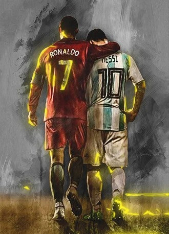 Diamond Painting Fotbolls Hjältar*