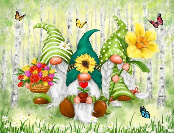 Diamond Painting Sommartomtar*