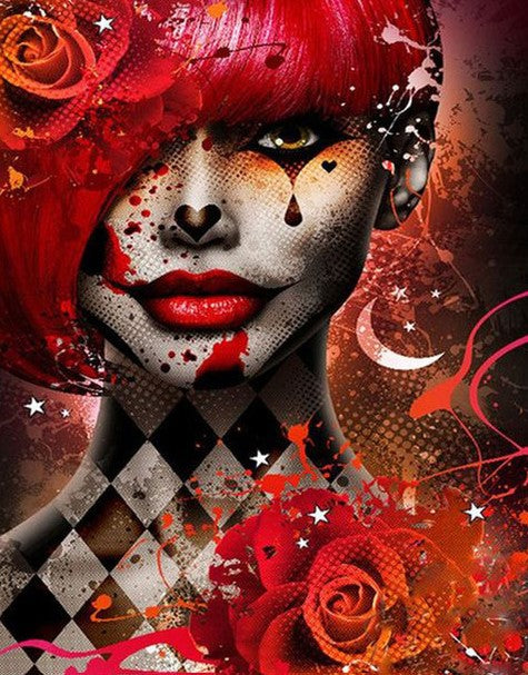 Diamond Painting Chess Girl*