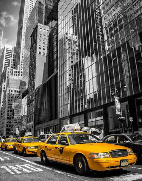 Diamond Painting New York Cabs*