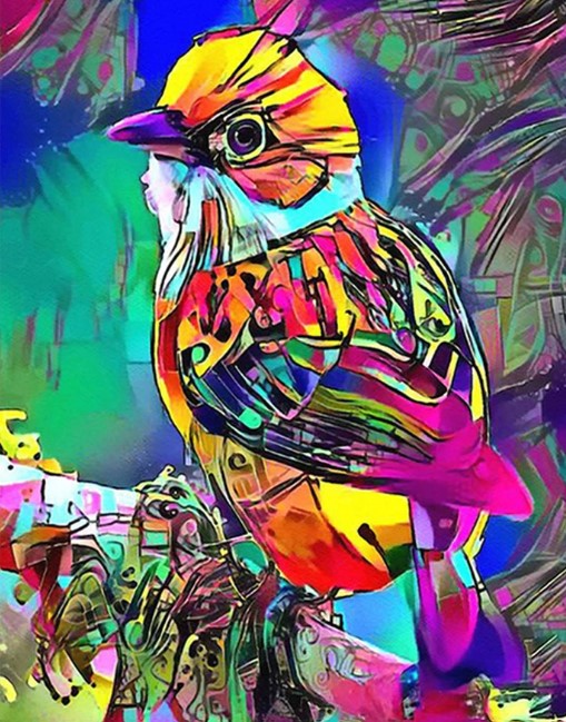 Diamond Painting Color Bird*