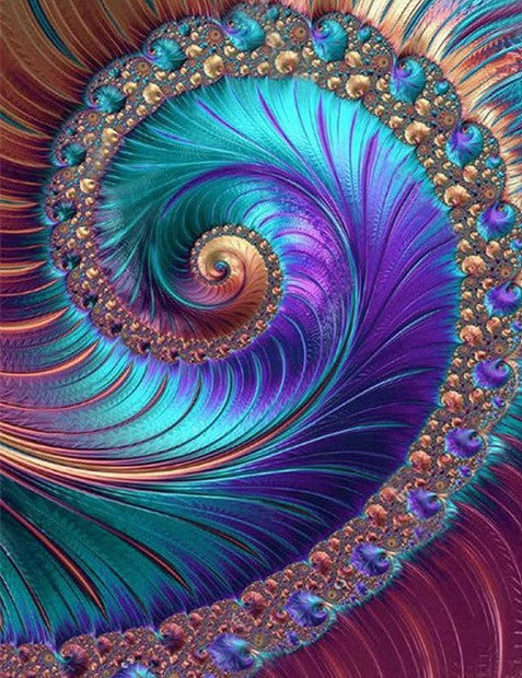 Diamond Painting Abstract Swirl*