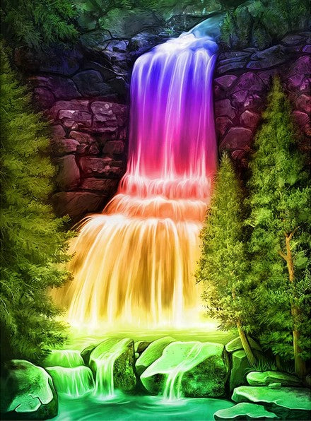 Diamond Painting Color Waterfall*