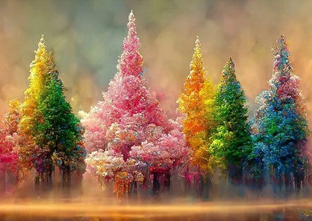 Diamond Painting Color Trees*