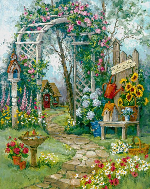 Diamond Painting Garden*