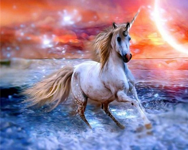 Diamond Painting Ocean Unicorn*