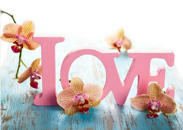Diamond Painting Orchid Love*