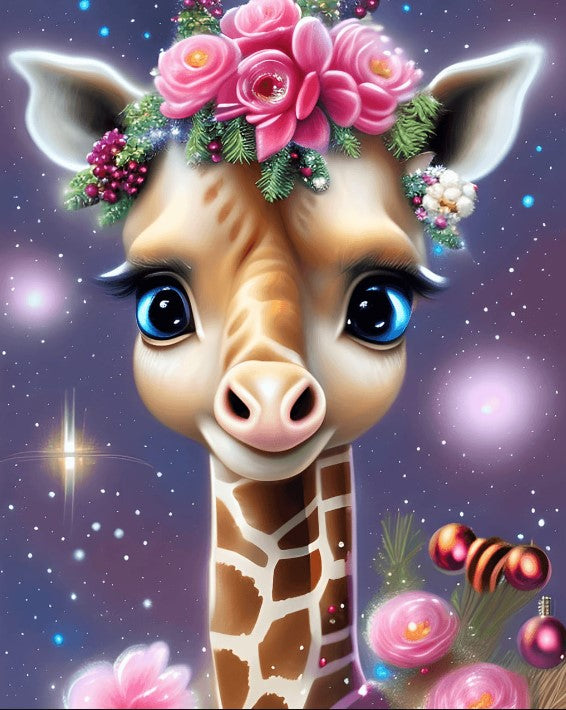 Diamond Painting Cute Giraffe*