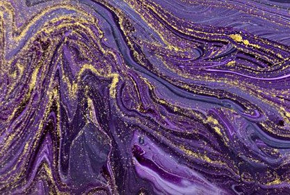 Diamond Painting Abstract Gold And Purple*