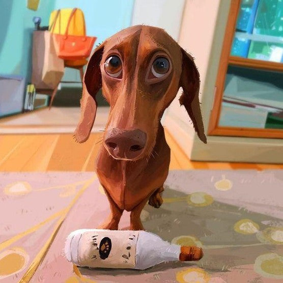Diamond Painting Funny Dog*
