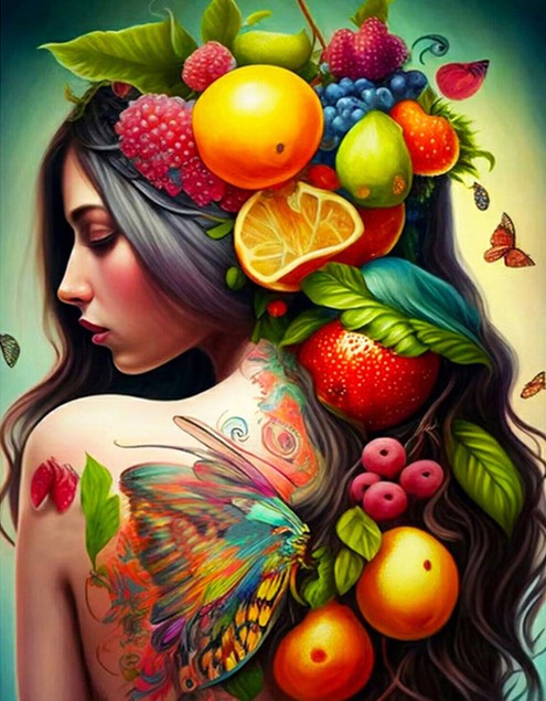 Diamond Painting Beauty Fruits*