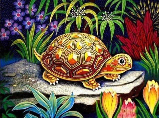 Diamond Painting Sköldpadda*