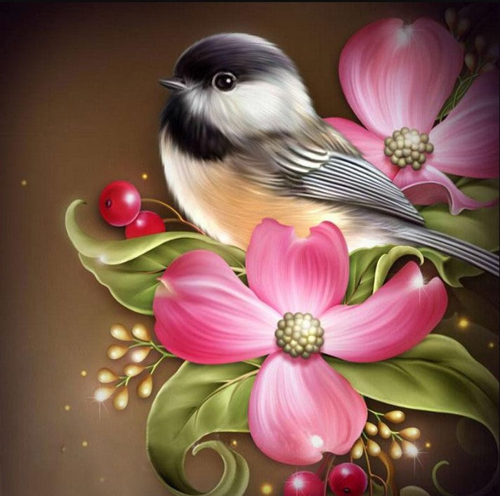 Diamond Painting Bird And Flower*