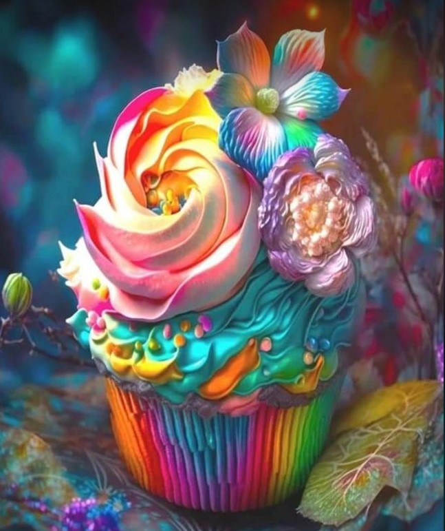 Diamond Painting Cupcake*