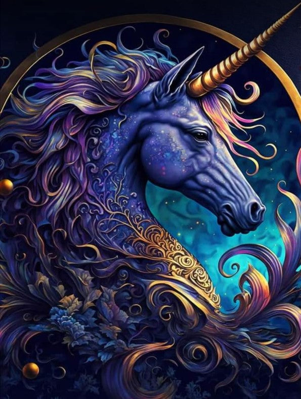 Diamond Painting Unicorn Fairytale*