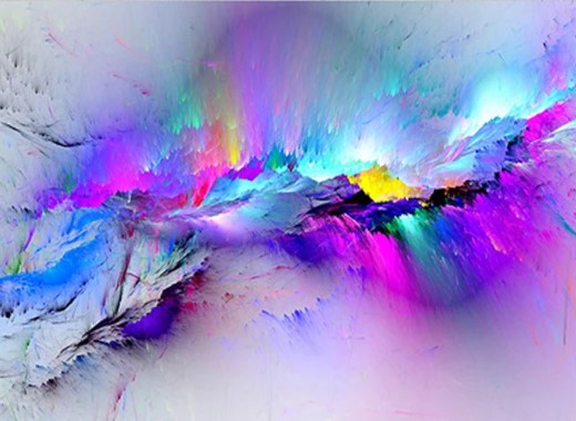 Diamond Painting Aurora Abstract*