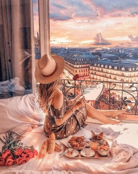Diamond Painting Woman In France*