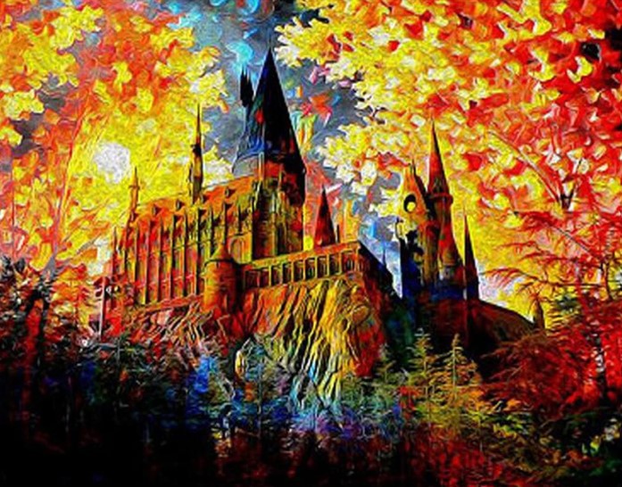 Diamond Painting Color Castle*