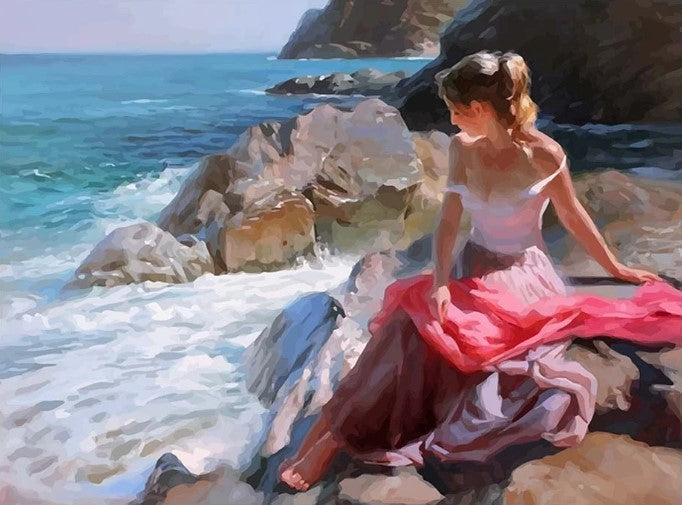 Diamond Painting Vid Havet*