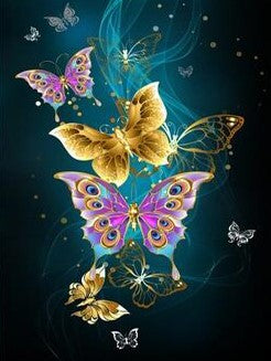 Diamond Painting Color Butterflies*