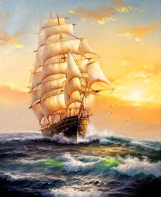 Diamond Painting AB Drills Sailing*