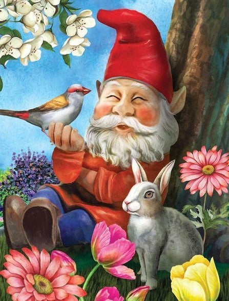 Diamond Painting Spring Gnome*