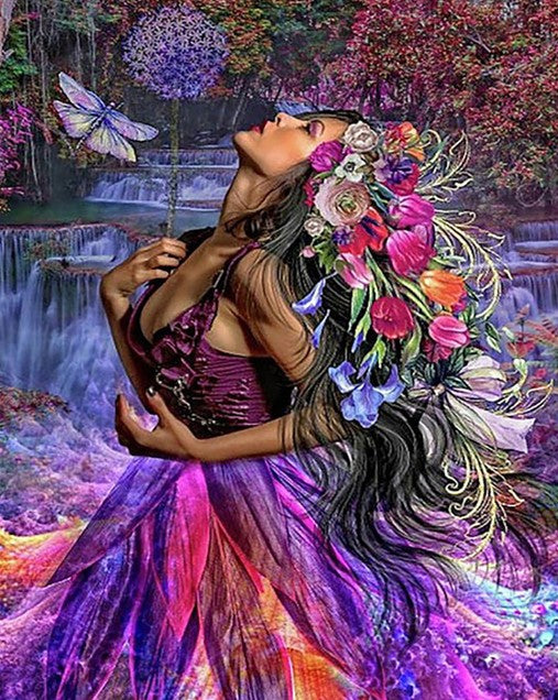 Diamond Painting AB Flower Beauty*