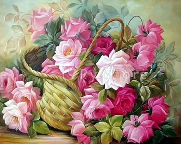 Diamond Painting AB Rosor I Korg*