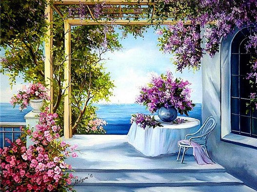 Diamond Painting AB Drills Havsveranda*
