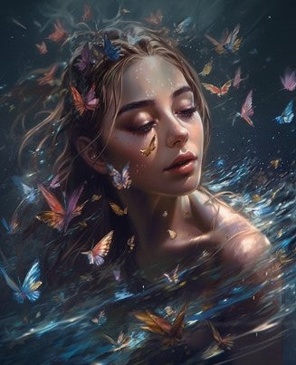 Diamond Painting Butterfly Girl*