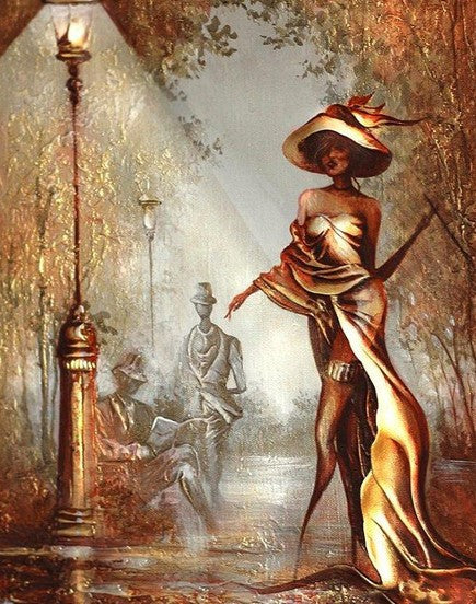 Diamond Painting AB Elegant Lady*