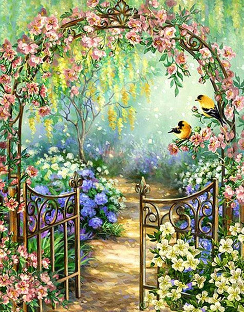 Diamond Painting AB Blomster Port*