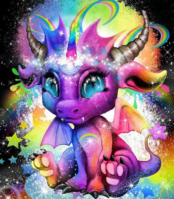 Diamond Painting AB Color Dragon*