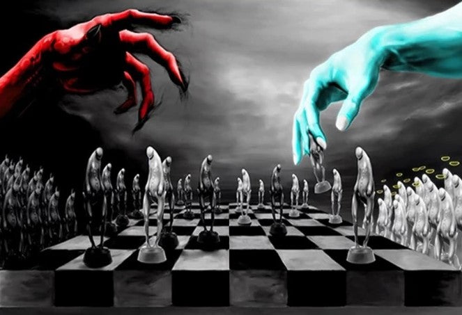 Diamond Painting Playing With The Devil*
