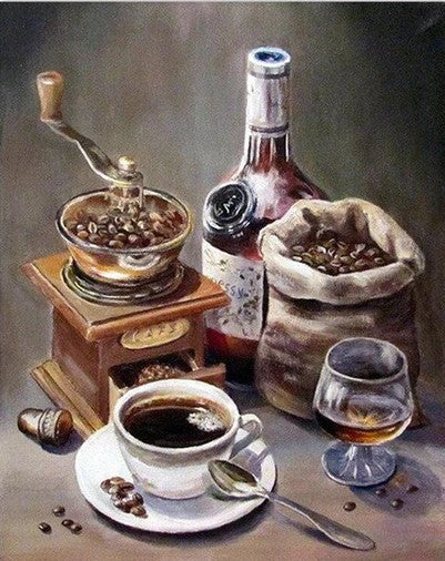 Diamond Painting Time For Coffee*