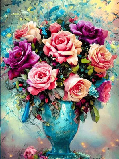 Diamond Painting AB Drills Blombukett*