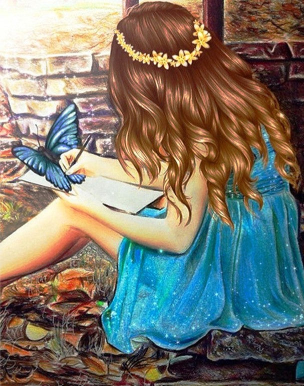 Diamond Painting Painting Girl*