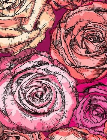 Diamond Painting AB Drills Big Roses*